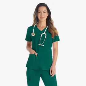 Women’s Eds Essentials V-Neck Scrub Top