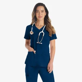 Women’s Eds Essentials V-Neck Scrub Top