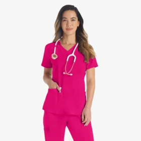 Women’s Eds Essentials V-Neck Scrub Top