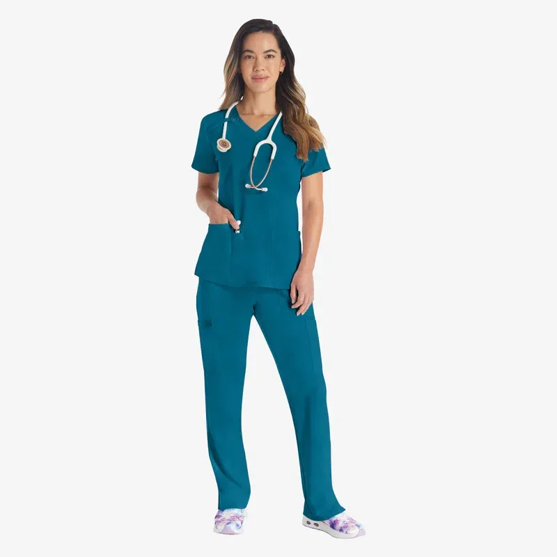 Women’s Eds Essentials V-Neck Scrub Top Women’s Eds Essentials V-Neck Scrub Top