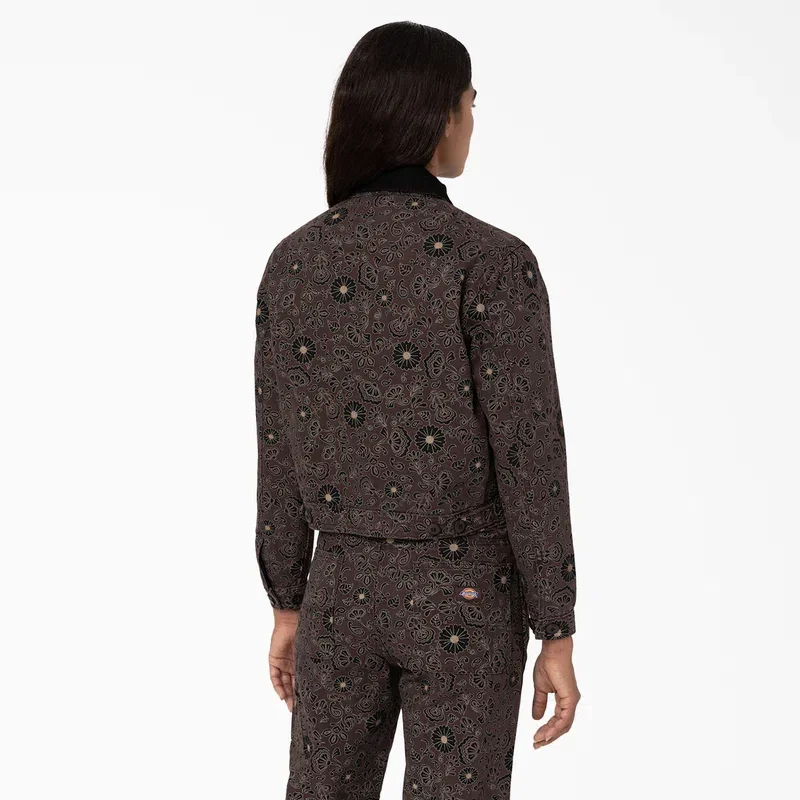 Women’s Ellis Floral Duck Canvas Jacket Women’s Ellis Floral Duck Canvas Jacket