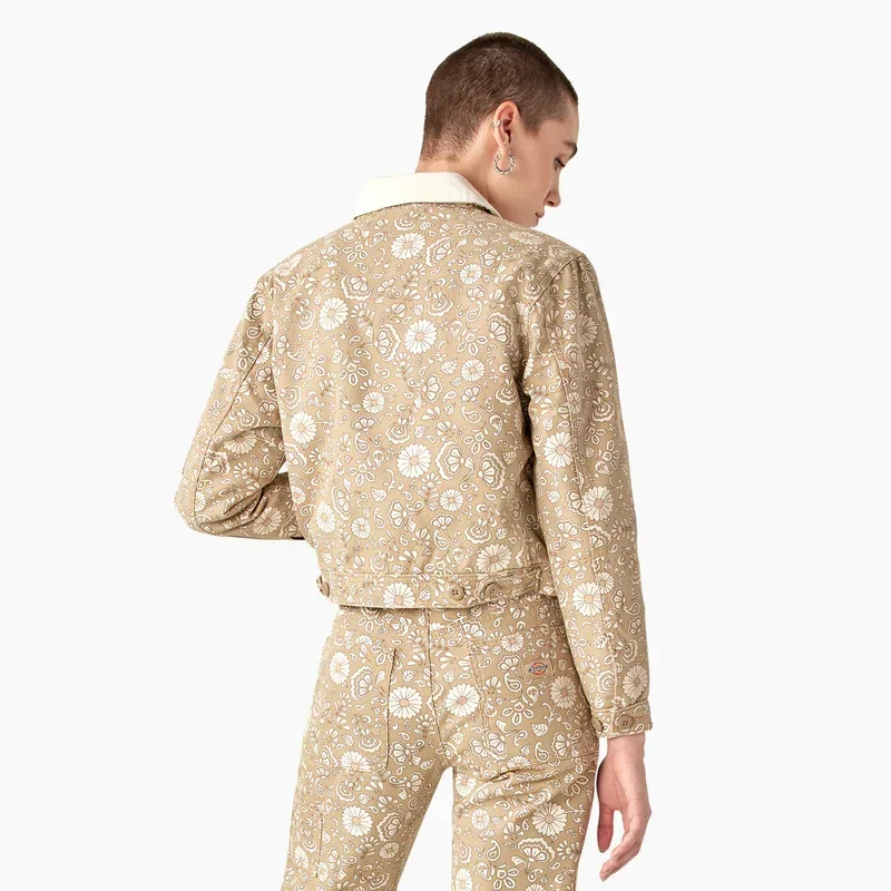Women’s Ellis Floral Duck Canvas Jacket Women’s Ellis Floral Duck Canvas Jacket