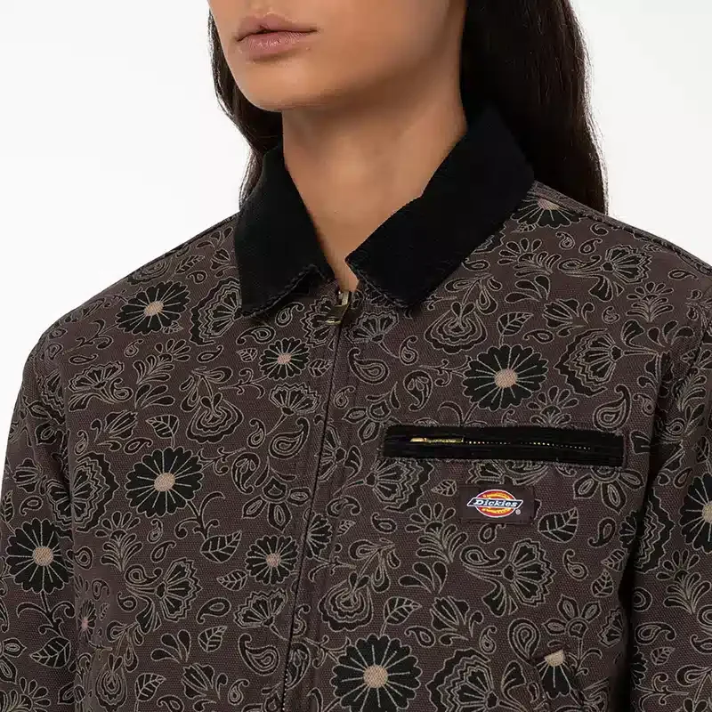 Women’s Ellis Floral Duck Canvas Jacket Women’s Ellis Floral Duck Canvas Jacket