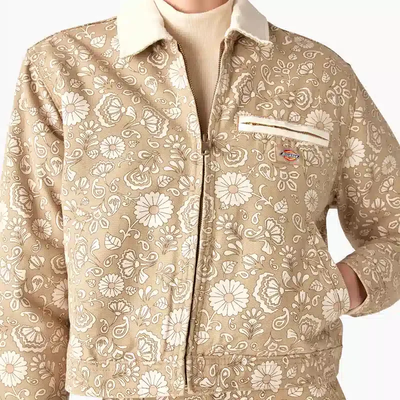 Women’s Ellis Floral Duck Canvas Jacket Women’s Ellis Floral Duck Canvas Jacket
