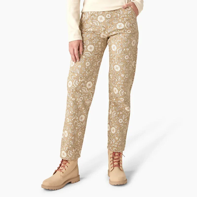 Women’s Ellis Floral Duck Canvas Pants Women’s Ellis Floral Duck Canvas Pants