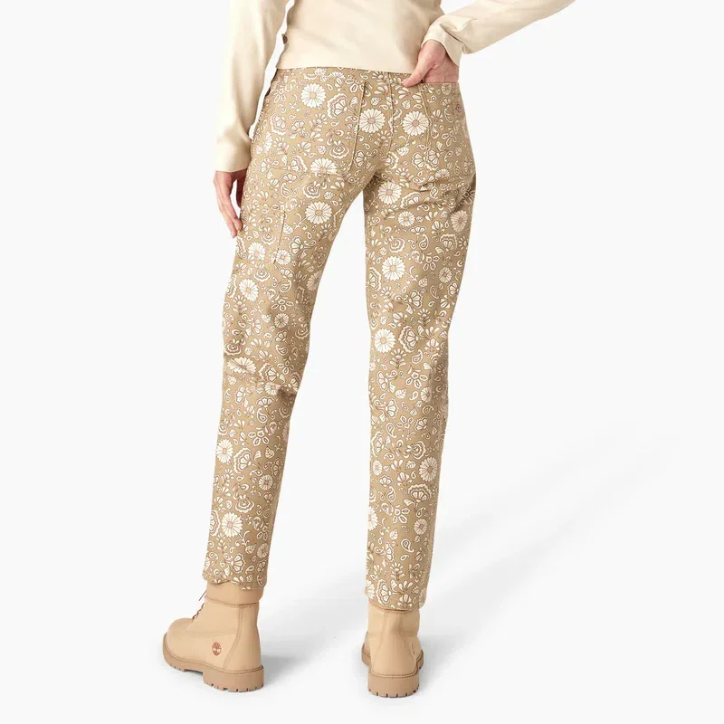 Women’s Ellis Floral Duck Canvas Pants Women’s Ellis Floral Duck Canvas Pants