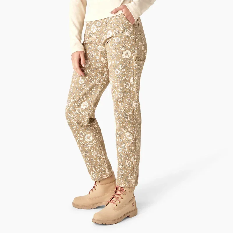 Women’s Ellis Floral Duck Canvas Pants Women’s Ellis Floral Duck Canvas Pants