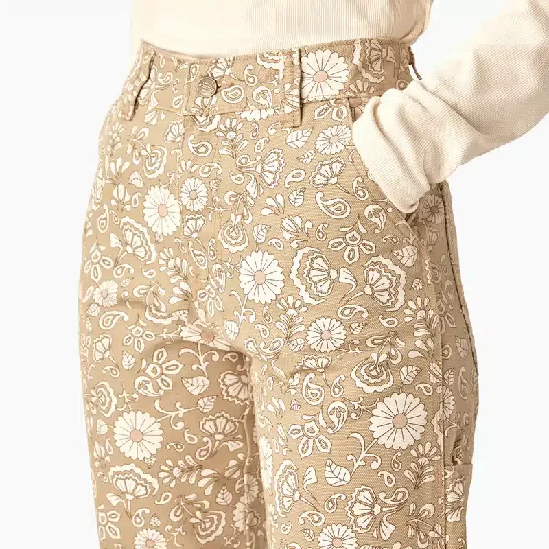 Women’s Ellis Floral Duck Canvas Pants Women’s Ellis Floral Duck Canvas Pants