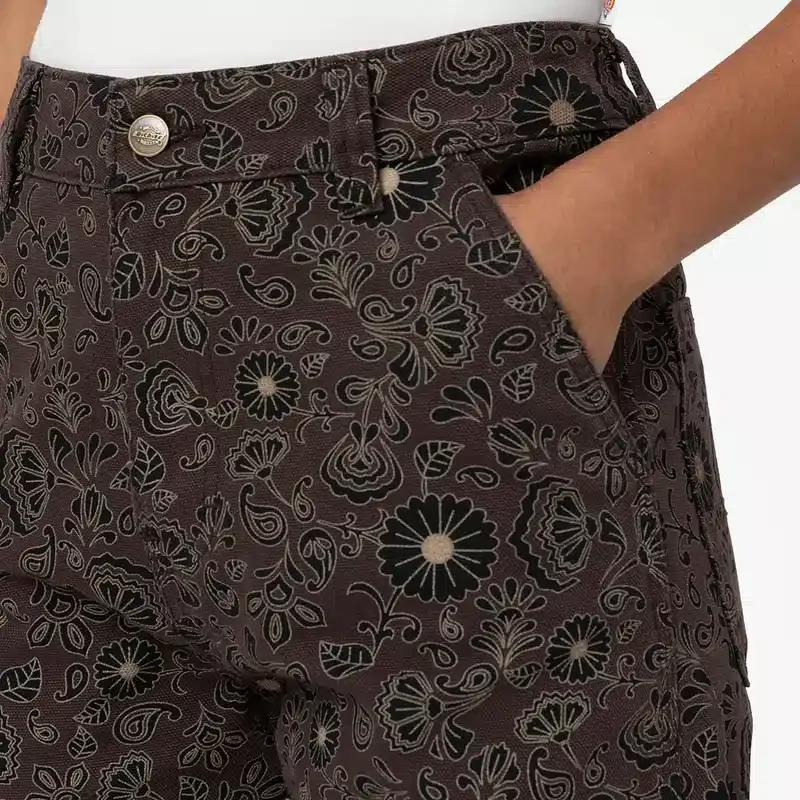 Women’s Ellis Floral Duck Canvas Pants Women’s Ellis Floral Duck Canvas Pants