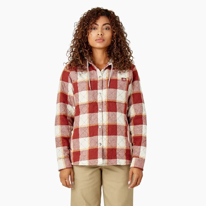 Women’s Flannel Hooded Shirt Jacket Women’s Flannel Hooded Shirt Jacket