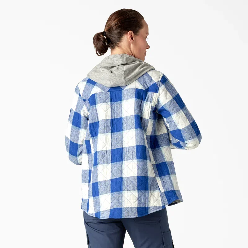 Women’s Flannel Hooded Shirt Jacket Women’s Flannel Hooded Shirt Jacket