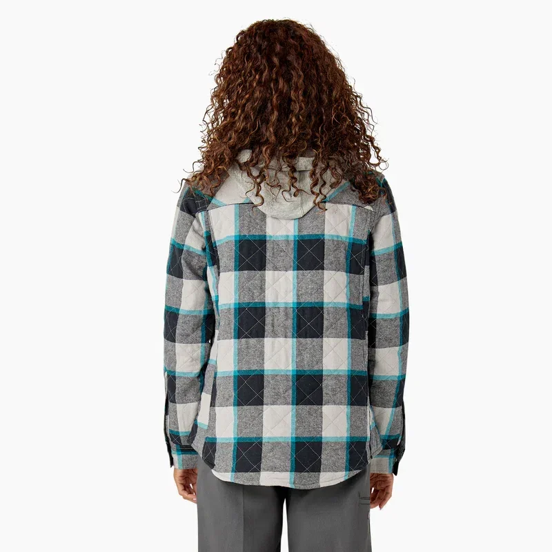 Women’s Flannel Hooded Shirt Jacket Women’s Flannel Hooded Shirt Jacket