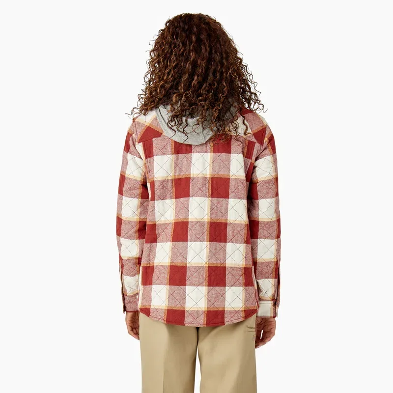 Women’s Flannel Hooded Shirt Jacket Women’s Flannel Hooded Shirt Jacket