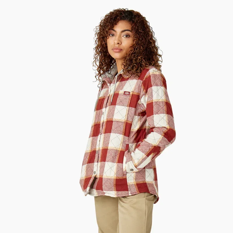 Women’s Flannel Hooded Shirt Jacket Women’s Flannel Hooded Shirt Jacket