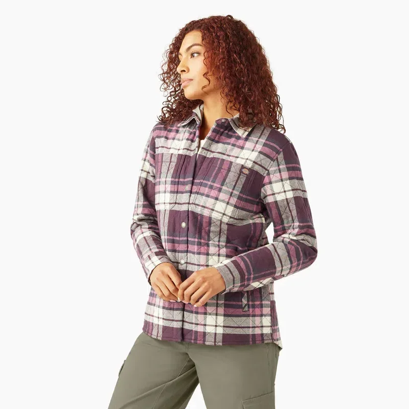 Women’s Flannel Hooded Shirt Jacket Women’s Flannel Hooded Shirt Jacket