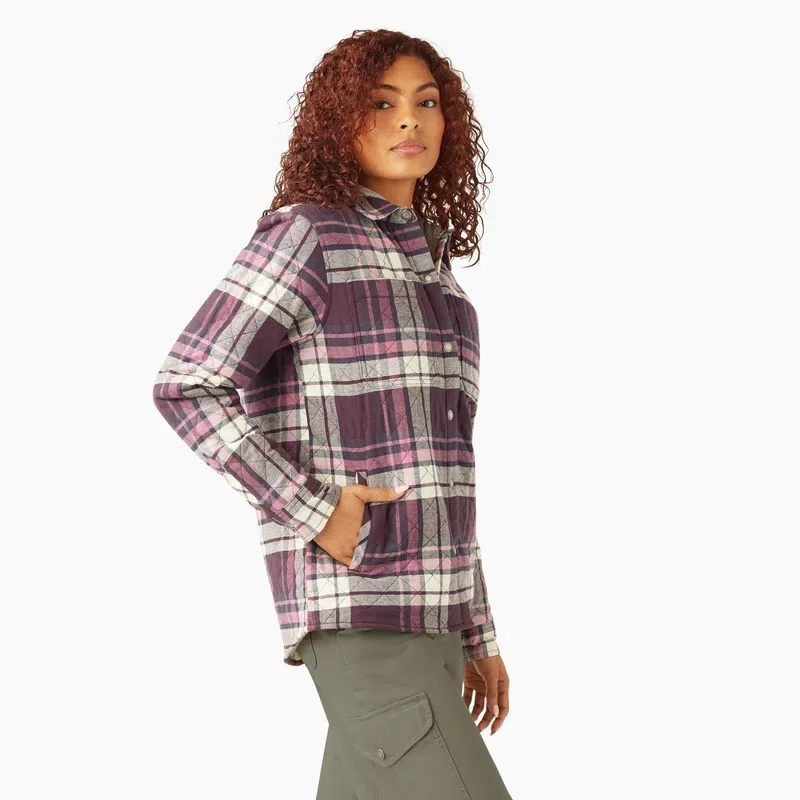 Women’s Flannel Hooded Shirt Jacket Women’s Flannel Hooded Shirt Jacket