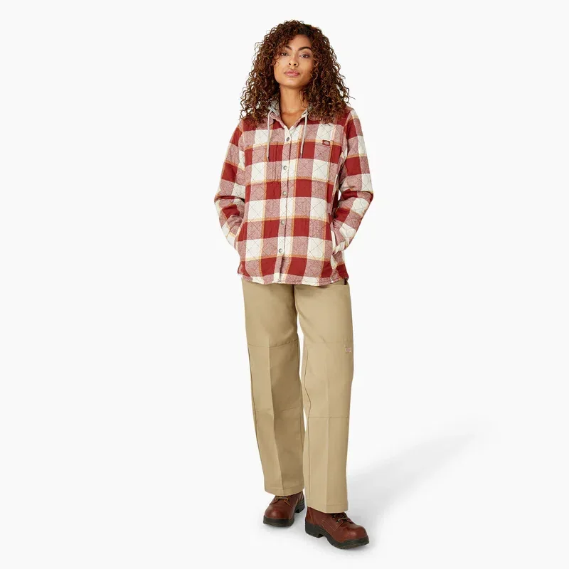 Women’s Flannel Hooded Shirt Jacket Women’s Flannel Hooded Shirt Jacket