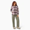 Women’s Flannel Hooded Shirt Jacket Women’s Flannel Hooded Shirt Jacket