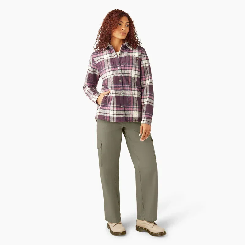 Women’s Flannel Hooded Shirt Jacket Women’s Flannel Hooded Shirt Jacket