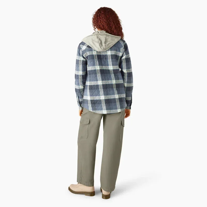 Women’s Flannel Hooded Shirt Jacket Women’s Flannel Hooded Shirt Jacket
