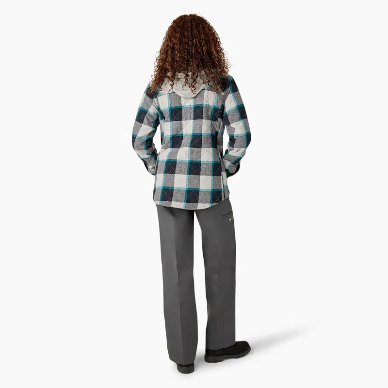 Women’s Flannel Hooded Shirt Jacket Women’s Flannel Hooded Shirt Jacket