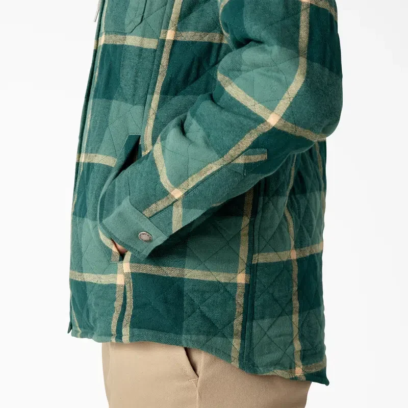 Women’s Flannel Hooded Shirt Jacket Women’s Flannel Hooded Shirt Jacket