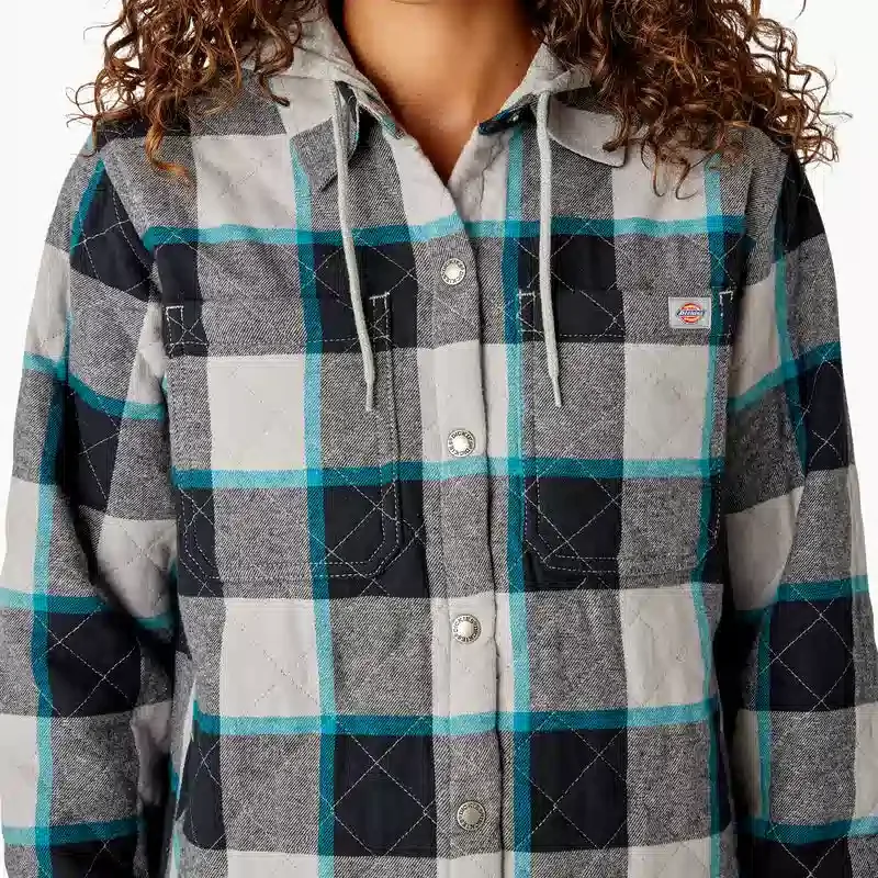 Women’s Flannel Hooded Shirt Jacket Women’s Flannel Hooded Shirt Jacket
