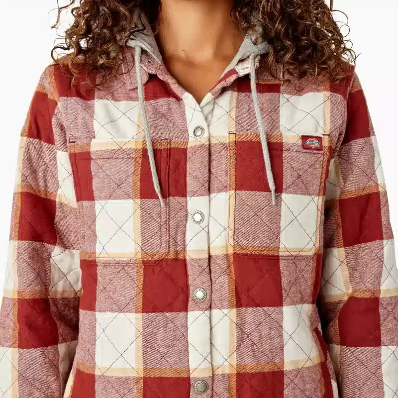 Women’s Flannel Hooded Shirt Jacket Women’s Flannel Hooded Shirt Jacket