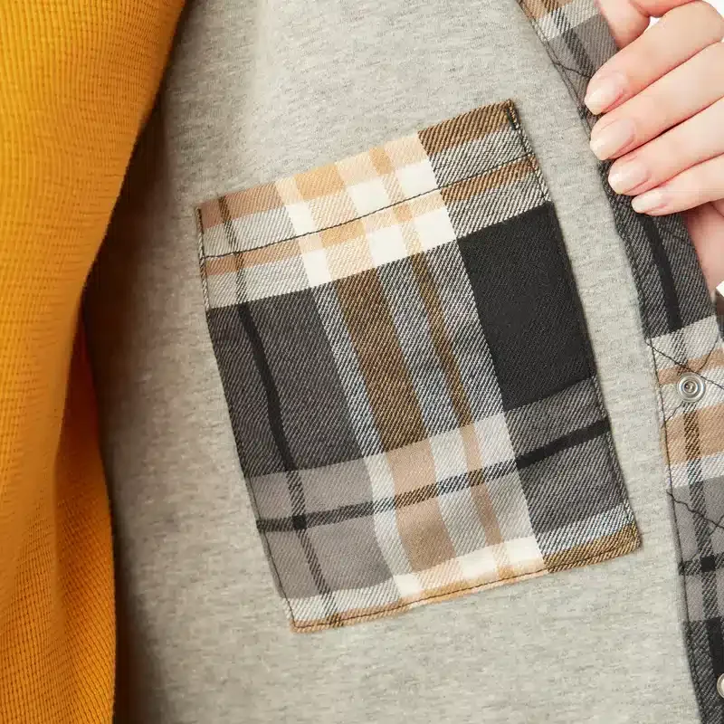 Women’s Flannel Hooded Shirt Jacket Women’s Flannel Hooded Shirt Jacket