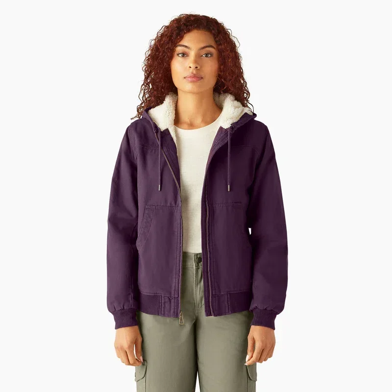 Women’s Fleece Lined Duck Canvas Jacket Women’s Fleece Lined Duck Canvas Jacket