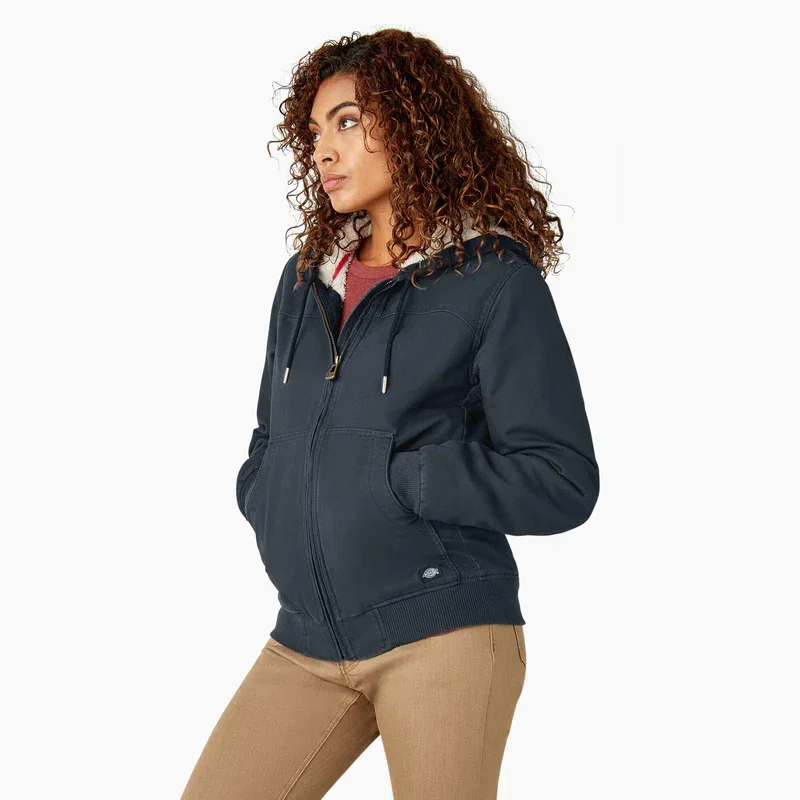 Women’s Fleece Lined Duck Canvas Jacket Women’s Fleece Lined Duck Canvas Jacket
