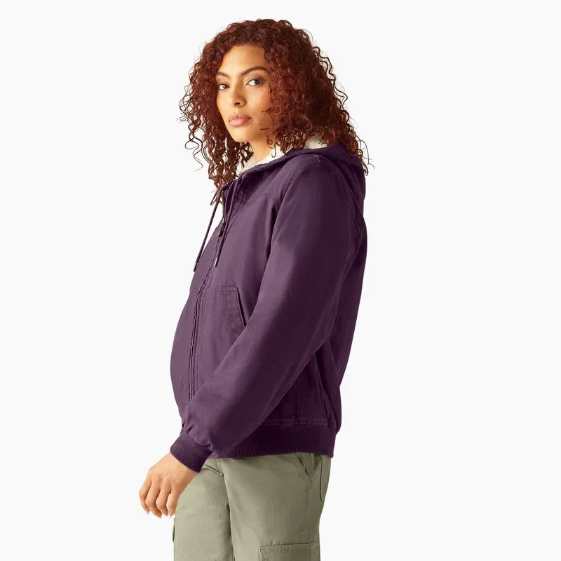 Women’s Fleece Lined Duck Canvas Jacket Women’s Fleece Lined Duck Canvas Jacket