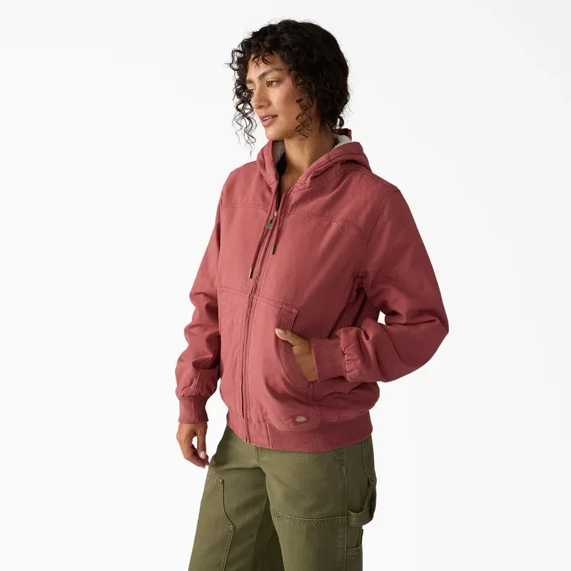 Women’s Fleece Lined Duck Canvas Jacket Women’s Fleece Lined Duck Canvas Jacket