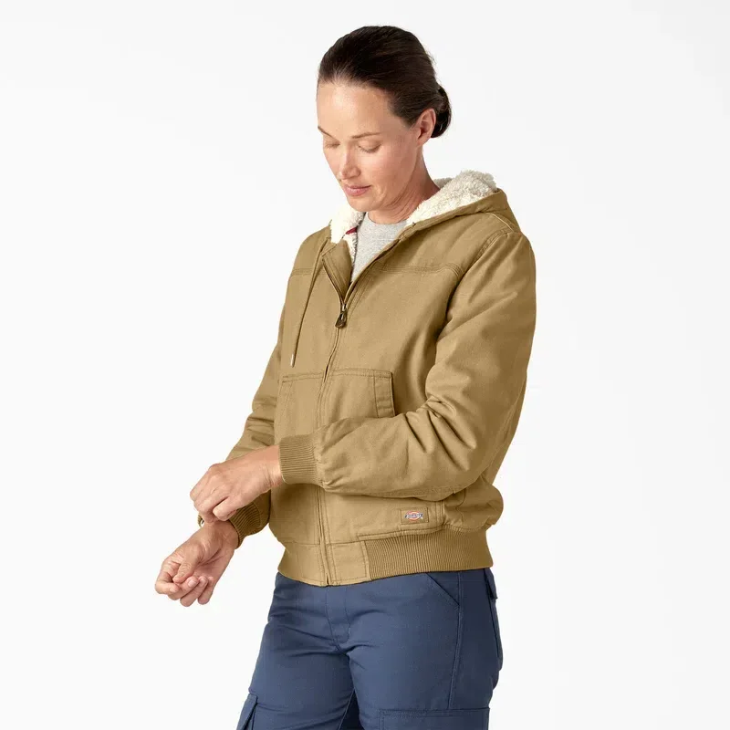 Women’s Fleece Lined Duck Canvas Jacket Women’s Fleece Lined Duck Canvas Jacket