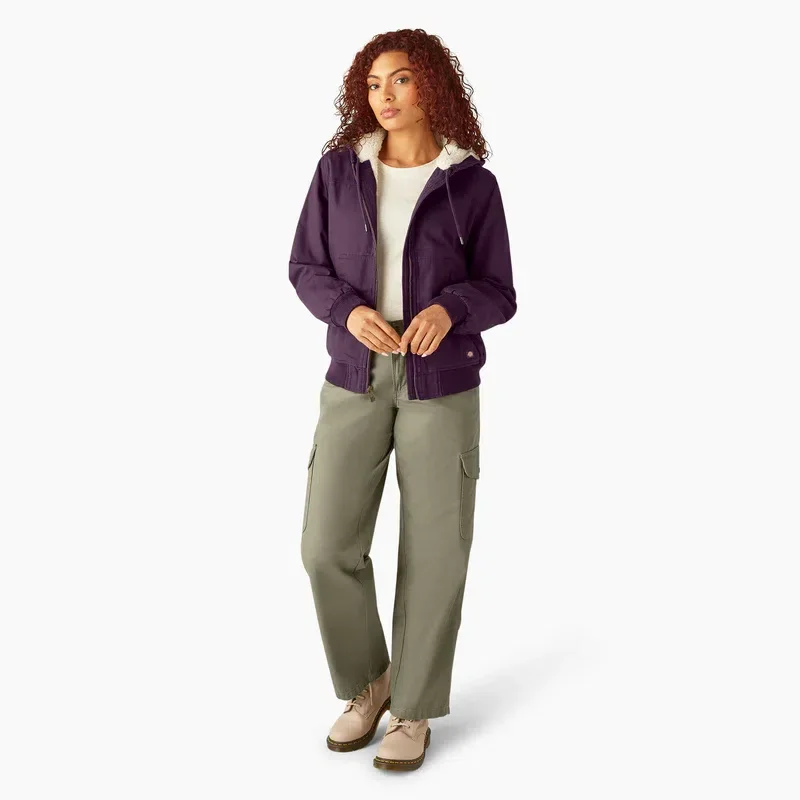 Women’s Fleece Lined Duck Canvas Jacket Women’s Fleece Lined Duck Canvas Jacket