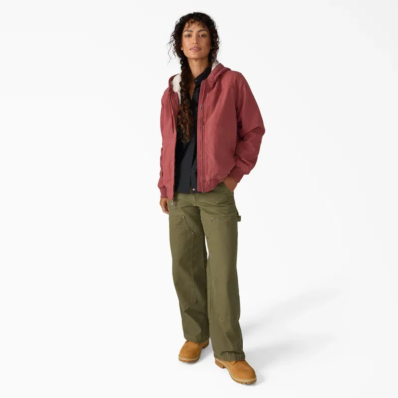 Women’s Fleece Lined Duck Canvas Jacket Women’s Fleece Lined Duck Canvas Jacket