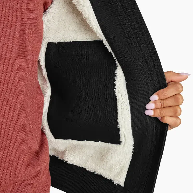 Women’s Fleece Lined Duck Canvas Jacket Women’s Fleece Lined Duck Canvas Jacket
