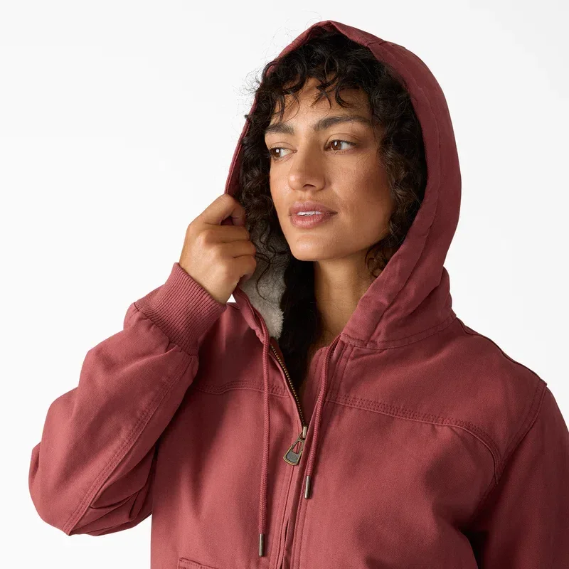 Women’s Fleece Lined Duck Canvas Jacket Women’s Fleece Lined Duck Canvas Jacket
