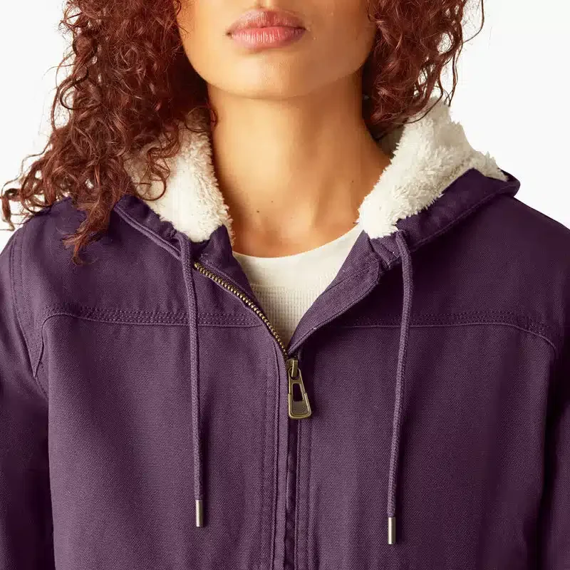 Women’s Fleece Lined Duck Canvas Jacket Women’s Fleece Lined Duck Canvas Jacket