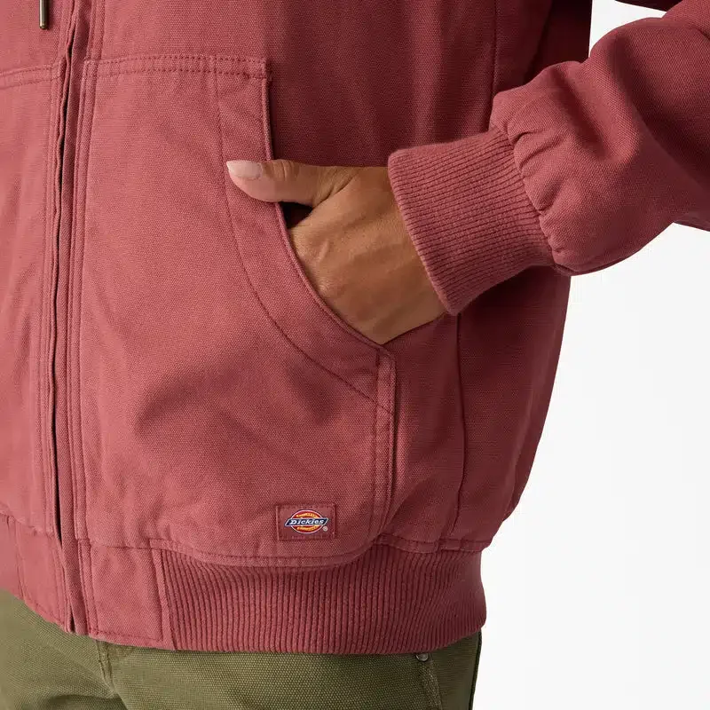 Women’s Fleece Lined Duck Canvas Jacket Women’s Fleece Lined Duck Canvas Jacket