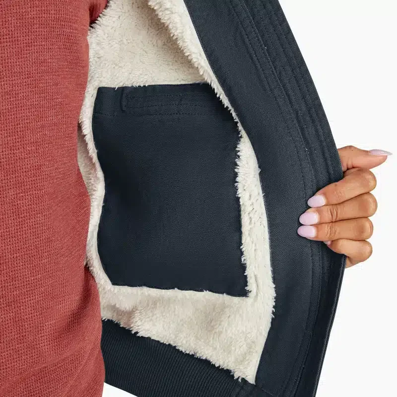 Women’s Fleece Lined Duck Canvas Jacket Women’s Fleece Lined Duck Canvas Jacket