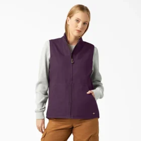 Women’s Fleece Lined Duck Canvas Vest Women’s Fleece Lined Duck Canvas Vest