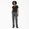 Women’s Flex Relaxed Fit Hickory Stripe Carpenter Pants Women’s Flex Relaxed Fit Hickory Stripe Carpenter Pants