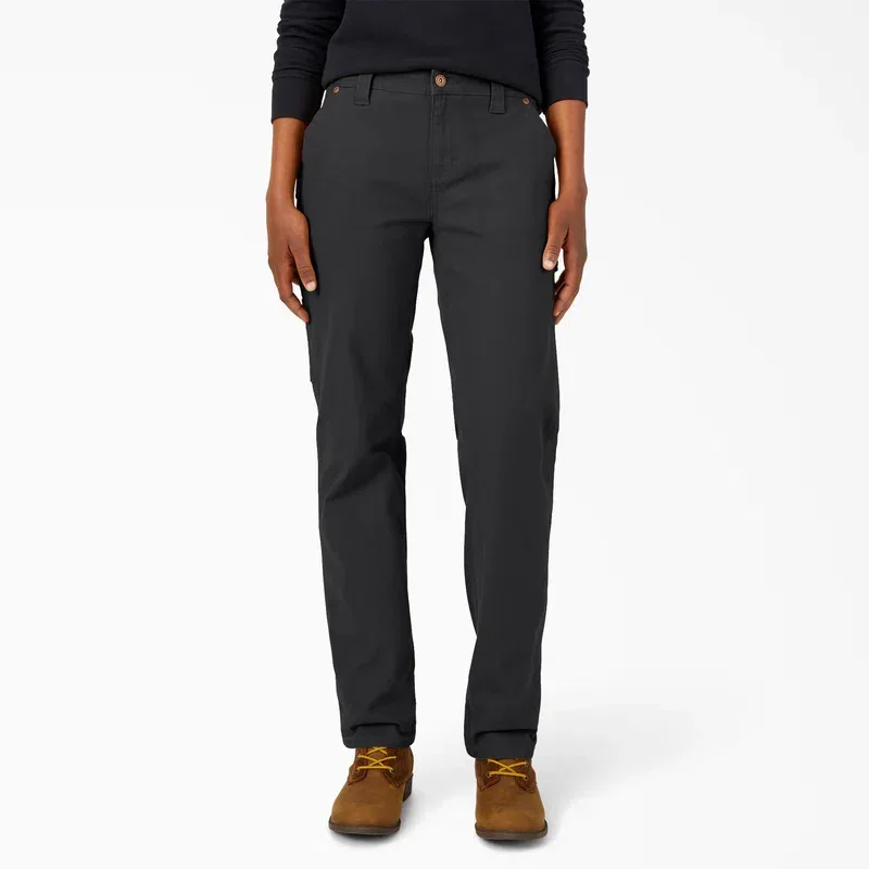 Women’s Flex Relaxed Straight Fit Duck Carpenter Pants Women’s Flex Relaxed Straight Fit Duck Carpenter Pants