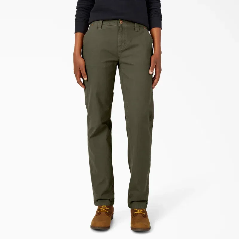 Women’s Flex Relaxed Straight Fit Duck Carpenter Pants Women’s Flex Relaxed Straight Fit Duck Carpenter Pants