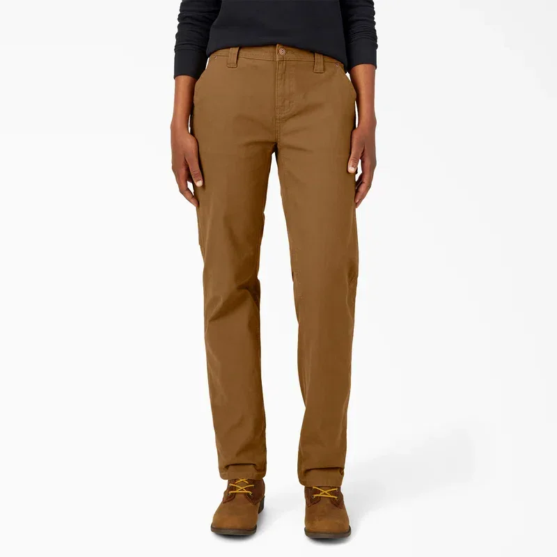Women’s Flex Relaxed Straight Fit Duck Carpenter Pants Women’s Flex Relaxed Straight Fit Duck Carpenter Pants