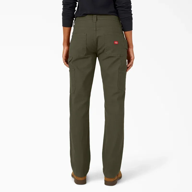 Women’s Flex Relaxed Straight Fit Duck Carpenter Pants Women’s Flex Relaxed Straight Fit Duck Carpenter Pants