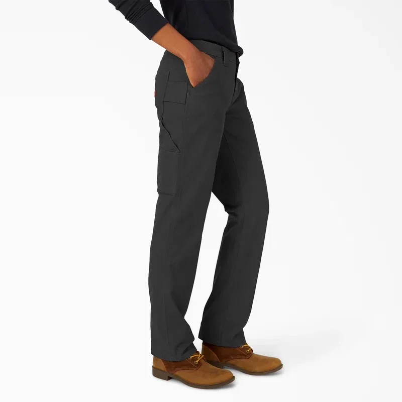 Women’s Flex Relaxed Straight Fit Duck Carpenter Pants Women’s Flex Relaxed Straight Fit Duck Carpenter Pants