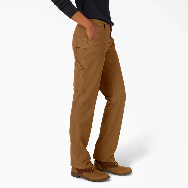 Women’s Flex Relaxed Straight Fit Duck Carpenter Pants Women’s Flex Relaxed Straight Fit Duck Carpenter Pants