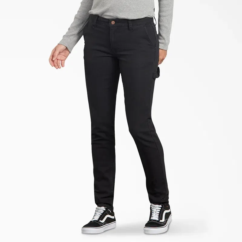 Women’s Flex Slim Fit Duck Carpenter Pants Women’s Flex Slim Fit Duck Carpenter Pants